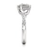 Thumbnail Image 3 of J'Lure Square-Emerald Step-Cut Lab-Grown Diamond Bypass Engagement Ring 2-3/8 ct tw 18K White Gold