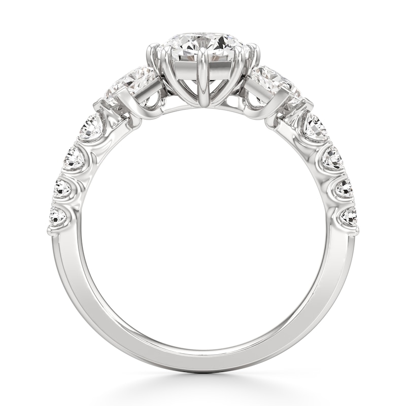 Main Image 2 of J'Lure Octagon Brilliant-Cut Lab-Grown Diamond Engagement Ring 1-7/8 ct tw 18K White Gold