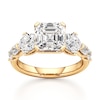 Thumbnail Image 1 of J'Lure Square-Emerald Step-Cut Lab-Grown Diamond Engagement Ring 4-3/4 ct tw 18K Yellow Gold