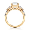 Thumbnail Image 2 of J'Lure Square-Emerald Step-Cut Lab-Grown Diamond Engagement Ring 4-3/4 ct tw 18K Yellow Gold