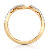 Thumbnail Image 2 of J'Lure Lab-Grown Diamond Angled Contour Wedding Band 1/4 ct tw 18K Yellow Gold