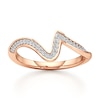 Thumbnail Image 1 of J'Lure Lab-Grown Diamond Contour Wedding Band 1/6 ct tw 18K Rose Gold
