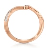 Thumbnail Image 2 of J'Lure Lab-Grown Diamond Contour Wedding Band 1/6 ct tw 18K Rose Gold