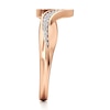 Thumbnail Image 3 of J'Lure Lab-Grown Diamond Contour Wedding Band 1/6 ct tw 18K Rose Gold