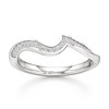 Thumbnail Image 1 of J'Lure Lab-Grown Diamond Contour Wedding Band 1/6 ct tw 18K White Gold