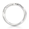Thumbnail Image 2 of J'Lure Lab-Grown Diamond Contour Wedding Band 1/6 ct tw 18K White Gold
