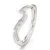 Thumbnail Image 4 of J'Lure Lab-Grown Diamond Contour Wedding Band 1/6 ct tw 18K White Gold
