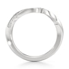 Thumbnail Image 2 of J'Lure Lab-Created Diamond Contour Wedding Band 1/6 ct tw 18K White Gold