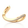 Thumbnail Image 1 of J'Lure Lab-Grown Diamond Contour Wedding Band 1/6 ct tw 18K Yellow Gold