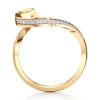 Thumbnail Image 2 of J'Lure Lab-Grown Diamond Contour Wedding Band 1/6 ct tw 18K Yellow Gold