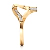 Thumbnail Image 3 of J'Lure Lab-Grown Diamond Contour Wedding Band 1/6 ct tw 18K Yellow Gold