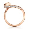 Thumbnail Image 2 of J'Lure Lab-Grown Diamond Contour Wedding Band 1/5 ct tw 18K Rose Gold