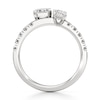 Thumbnail Image 2 of J'Lure Imperial-Emerald Step-Cut Two-Stone Lab-Grown Diamond Engagement Ring 1-3/4 ct tw 18K White Gold