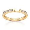 Thumbnail Image 1 of J'Lure Baguette-Cut Lab-Grown Diamond Contour Wedding Band 3/8 ct tw 18K Yellow Gold