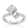 Thumbnail Image 1 of J'Lure Square-Emerald Step-Cut Two-Stone Lab-Grown Diamond Engagement Ring 3-3/8 ct tw 18K White Gold