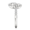 Thumbnail Image 3 of J'Lure Square-Emerald Step-Cut Two-Stone Lab-Grown Diamond Engagement Ring 3-3/8 ct tw 18K White Gold