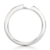 Thumbnail Image 2 of J'Lure Baguette-Cut Lab-Grown Diamond Contour Wedding Band 1/3 ct tw 18K White Gold