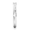 Thumbnail Image 3 of J'Lure Baguette-Cut Lab-Grown Diamond Contour Wedding Band 1/3 ct tw 18K White Gold