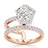 Thumbnail Image 1 of J'Lure Pentagon Brilliant-Cut Lab-Grown Diamond Spiral Engagement Ring 2-5/8 ct tw 18K Rose Gold