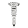 Thumbnail Image 3 of J'Lure Leaf Step-Cut Lab-Created Diamond Engagement Ring 1-1/3 ct tw 18K White Gold