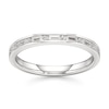 Thumbnail Image 1 of J'Lure Baguette & Round-Cut Lab-Grown Diamond Wedding Band 1/3 ct tw 18K White Gold