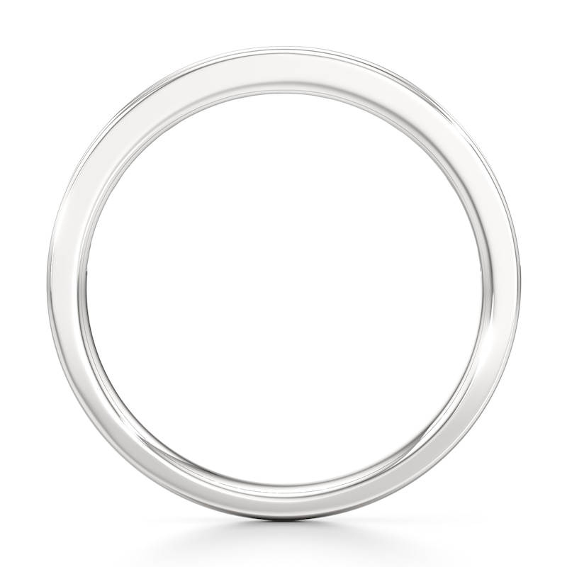Main Image 2 of J'Lure Baguette & Round-Cut Lab-Grown Diamond Wedding Band 1/3 ct tw 18K White Gold