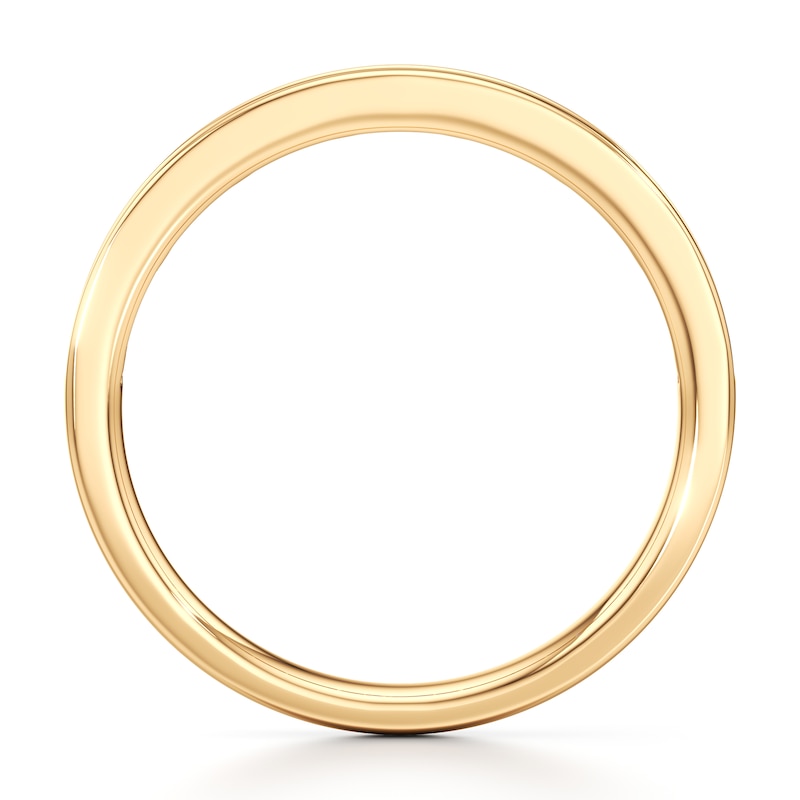 Main Image 2 of J'Lure Baguette & Round-Cut Lab-Created Diamond Wedding Band 1/3 ct tw 18K Yellow Gold