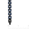 Thumbnail Image 4 of Men's Link Chain Bracelet Black & Blue Ion-Plated Stainless Steel 8.5"
