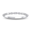 Thumbnail Image 2 of Lab-Grown Diamond Anniversary Ring Three-Piece Gift Set 1/3 ct tw 14K White Gold