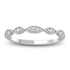 Thumbnail Image 4 of Lab-Grown Diamond Anniversary Ring Three-Piece Gift Set 1/3 ct tw 14K White Gold