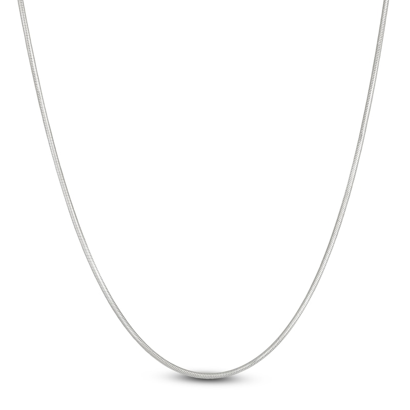 Main Image 2 of Snake Chain Necklace 1.6mm Solid Sterling Silver 20"