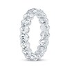 Thumbnail Image 2 of Oval-Cut Lab-Grown Diamond Eternity Band 3 - 4 ct tw Platinum