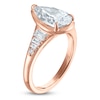 Thumbnail Image 2 of Vera Wang VOW Pear-Shaped Lab-Grown Diamond Engagement Ring 3-1/4 ct tw 14K Rose Gold