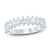 Thumbnail Image 1 of Marquise-Cut Lab-Grown Diamond Anniversary Ring 1 ct tw 14K White Gold