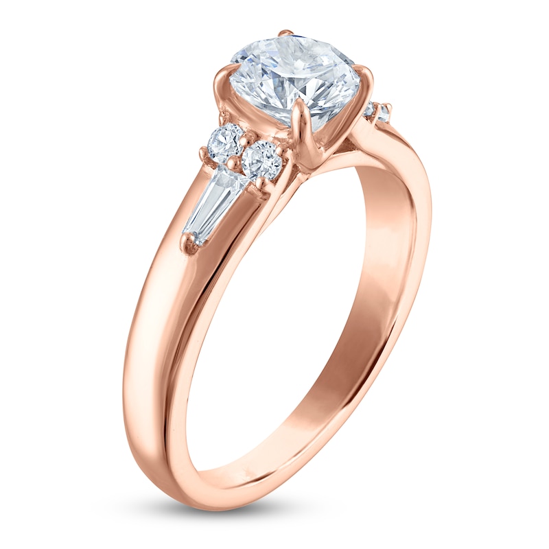Main Image 2 of Vera Wang VOW Round-Cut Diamond Engagement Ring 1-1/4 ct tw 14K Rose Gold
