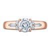 Thumbnail Image 3 of Vera Wang VOW Round-Cut Diamond Engagement Ring 1-1/4 ct tw 14K Rose Gold