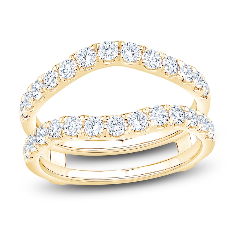 Main Image 1 of Lab-Grown Diamond Contour Enhancer Ring 1 ct tw 14K Yellow Gold