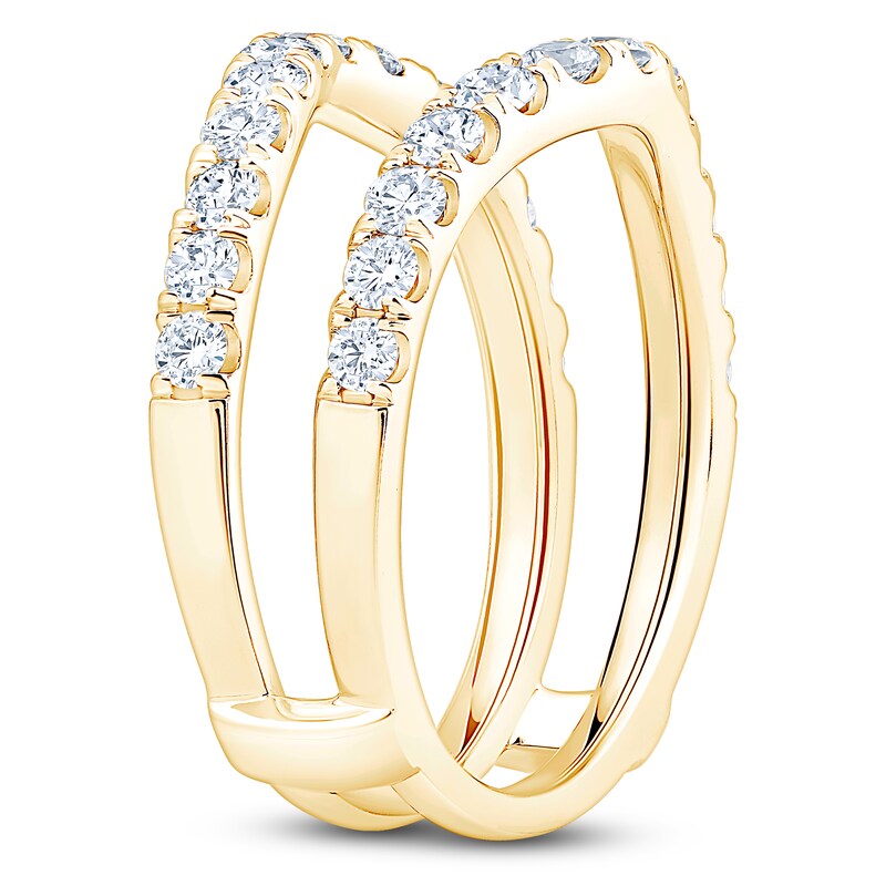 Main Image 2 of Lab-Grown Diamond Contour Enhancer Ring 1 ct tw 14K Yellow Gold
