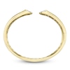 Thumbnail Image 3 of Shy Creation Baguette & Round-Cut Multi-Diamond Cuff Bangle Bracelet 1/5 ct tw 14K Yellow Gold