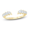 Thumbnail Image 1 of Certified Marquise-Cut Diamond Open-Shank Wedding Band 1/2 ct tw 14K Yellow Gold