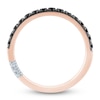 Thumbnail Image 4 of Pnina Tornai Black Diamond Anniversary Ring 1/2 ct tw 14K Rose Gold
