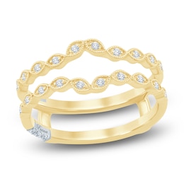 Pnina Tornai Diamond Enhancer Ring 1/6 ct tw 14K Yellow Gold