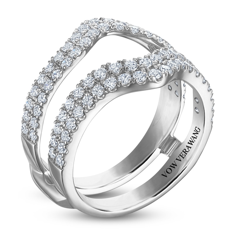 Main Image 2 of Vera Wang VOW Lab-Grown Diamond Contour Enhancer Ring 1 ct tw 14K White Gold