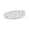 Thumbnail Image 1 of Oval-Cut Lab-Grown Diamond Eternity Band 3 to 4 ct tw Platinum