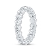 Thumbnail Image 2 of Oval-Cut Lab-Grown Diamond Eternity Band 3 to 4 ct tw Platinum