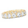 Thumbnail Image 1 of Certified Round-Cut Diamond Eternity Band 4-1/5 to 5-1/8 ct tw 14K Yellow Gold