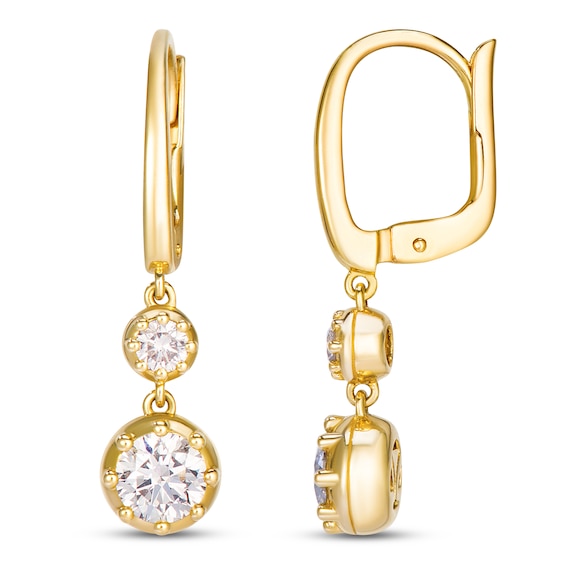 Le Vian Georgian Collection Diamond Drop Earrings 1 ct tw 14K Honey Gold