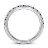 Thumbnail Image 1 of Vera Wang WISH Sapphire/Diamond Wedding Band 14K White Gold