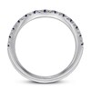 Thumbnail Image 1 of Vera Wang WISH Sapphire/Diamond Wedding Band 14K White Gold