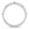 Thumbnail Image 1 of Vera Wang WISH Diamond & Sapphire Band 1/4 ct tw 14K White Gold